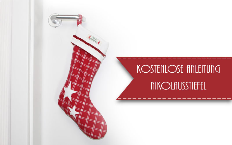 Kostenlose Nahanleitung Nikolausstiefel Nahen