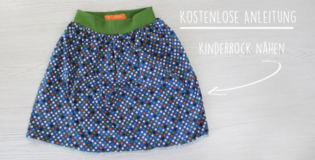 kinderrock nähen