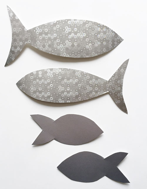 Zum kostenlos ausdrucken fisch schablone Schablone Fisch