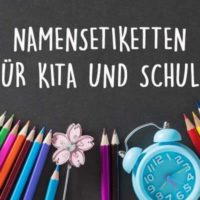 Die 5 beliebtesten Namensetiketten Kita / Namensetiketten Schule von namensbaender.de