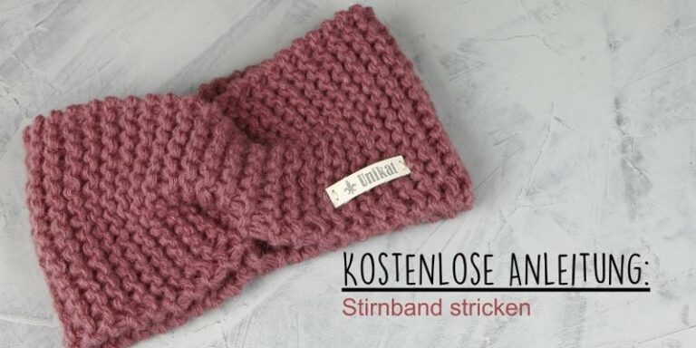Stilvolle Anleitung Stirnband Stricken Bild