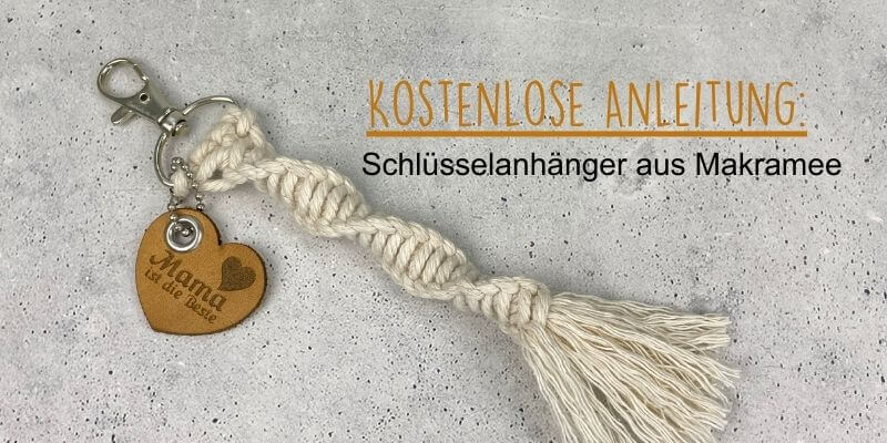 Schlüsselanhänger häkeln – kostenlose Anleitung für Anhänger