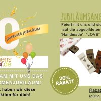 Wir feiern 20 Jahre Firmenjubiläum!