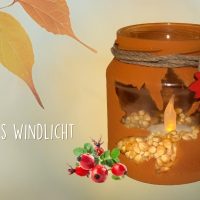 DIY: Herbstliches Windlicht basteln