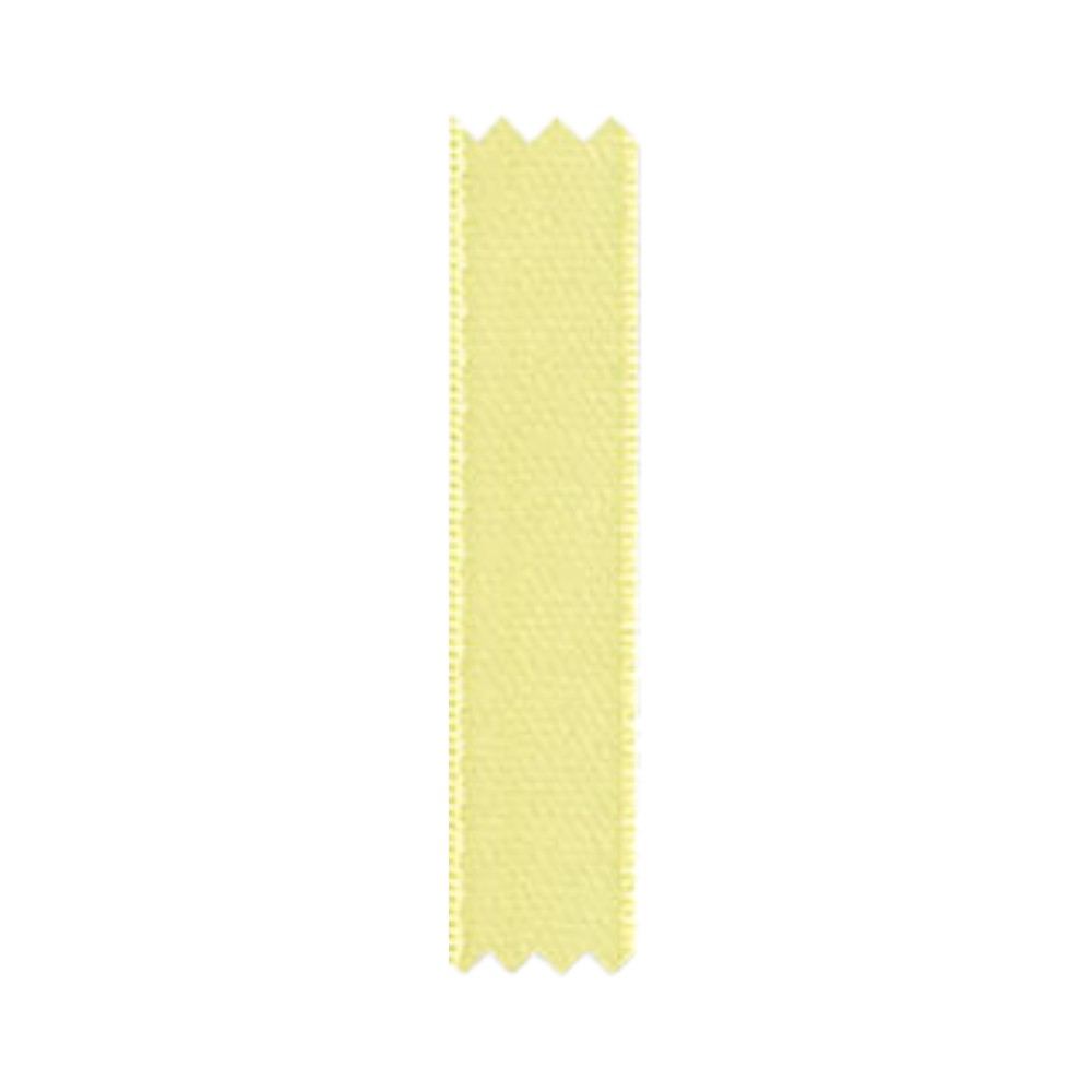 Ruban cadeau satin jaune clair