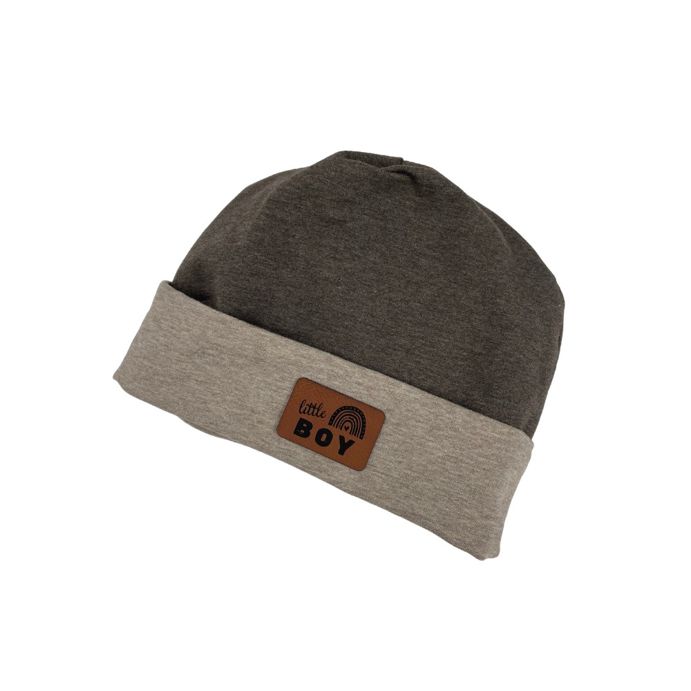 Kunstleder-Etiketten  "little BOY"