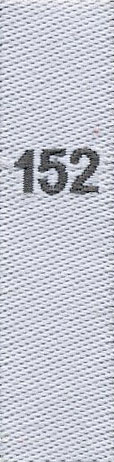 woven size labels for kids - size 152