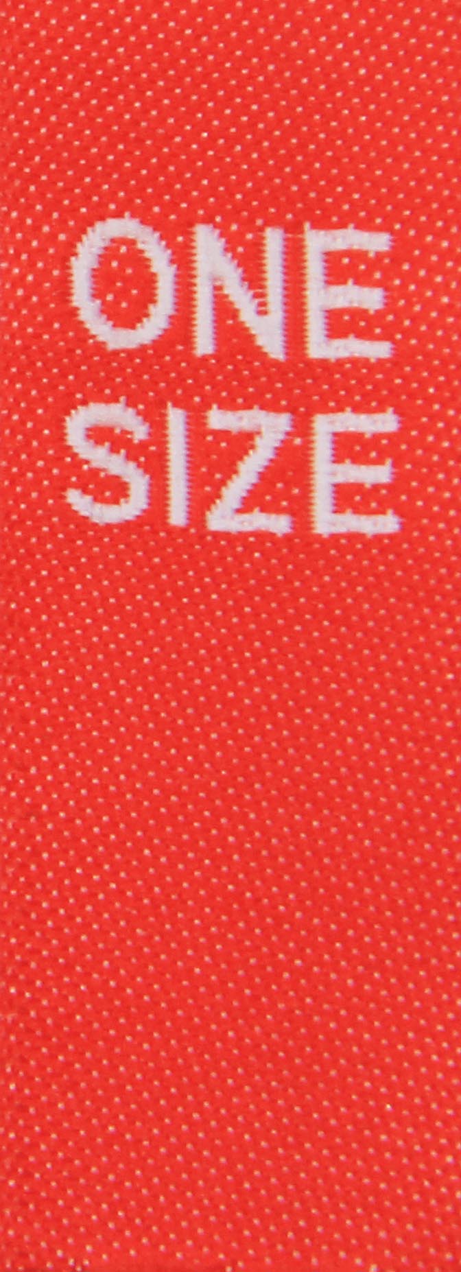 woven size labels - ONE SIZE