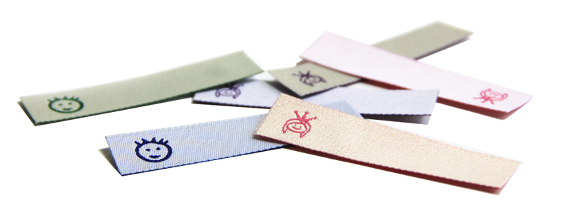 Textiletiketten zum Beschriften