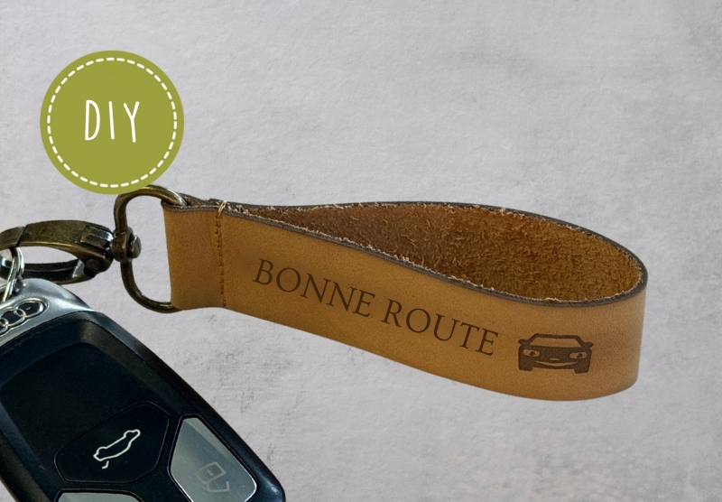 Schluesselanhaenger aus Leder