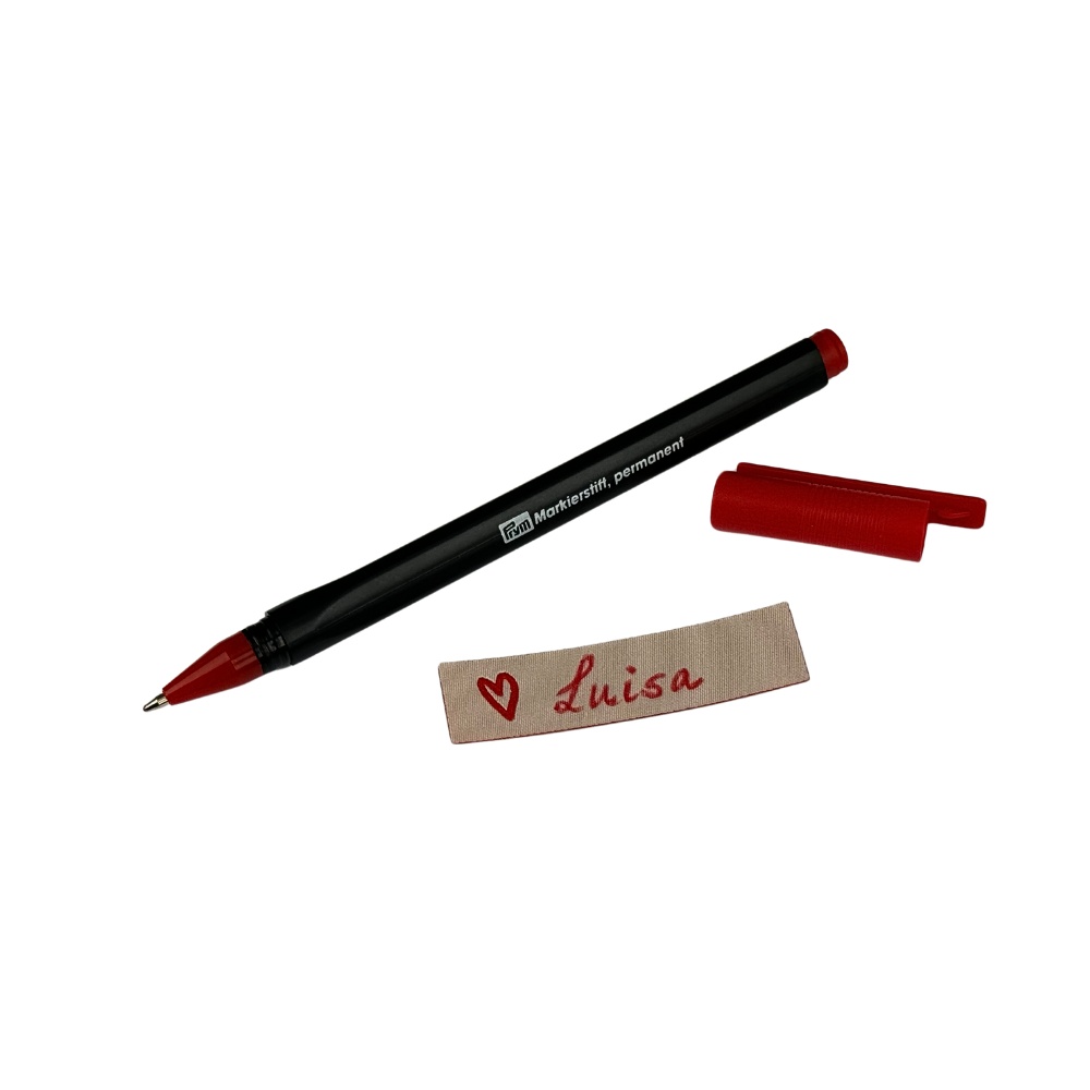 Prym, Wäschemarkierstift Prym Crayon pour marquer le linge, rouge