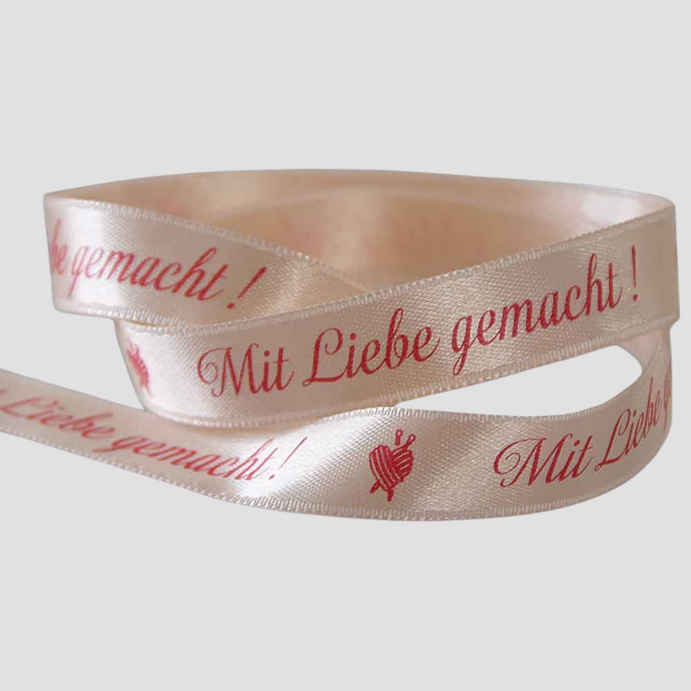 Ruban cadeau satin imprimé