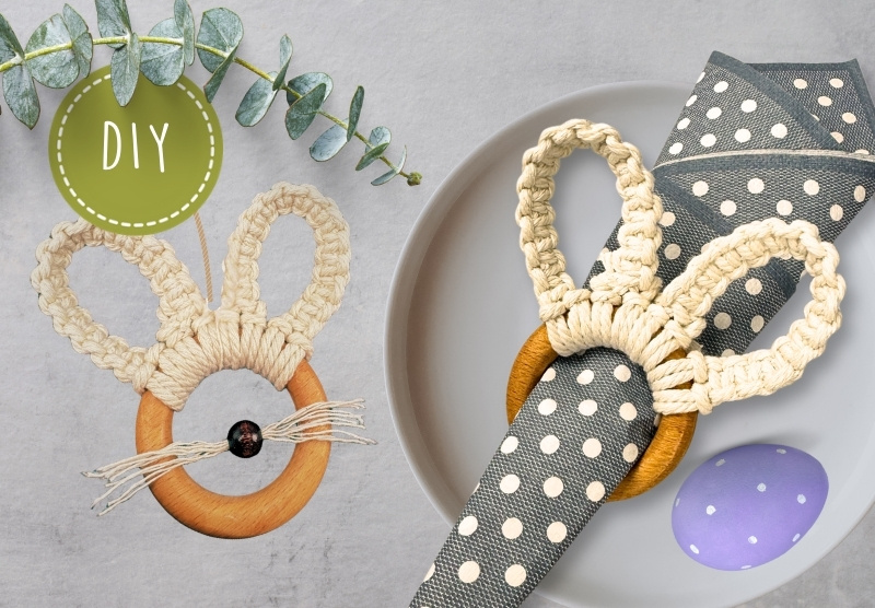 DIY Serviettenring Osterhase