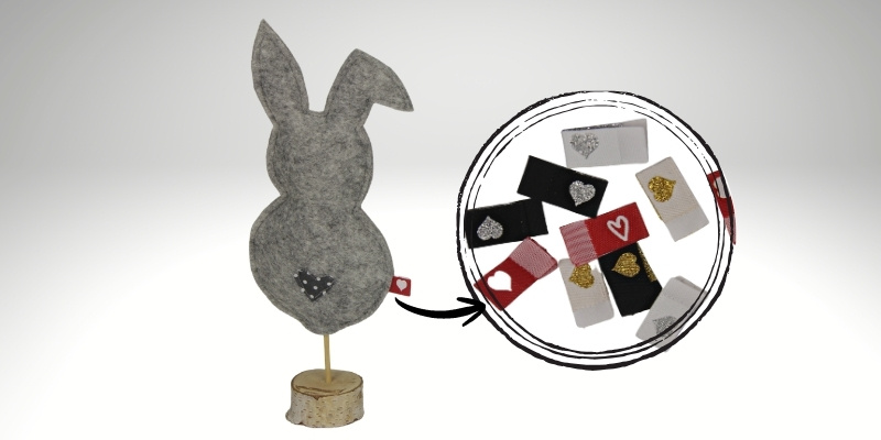 Kostenlose Anleitung Osterhase aus Filz nähen