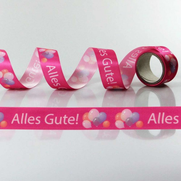 Gift Ribbon with design Alles Gute