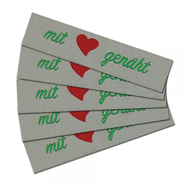 Fix&Fertig - Label with design "mit Liebe genäht"