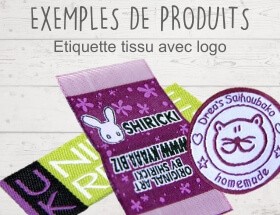 Différences étiquettes vêtements brodées et étiquettes tissées - Label  française