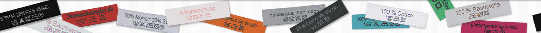Standard Woven Care Labels